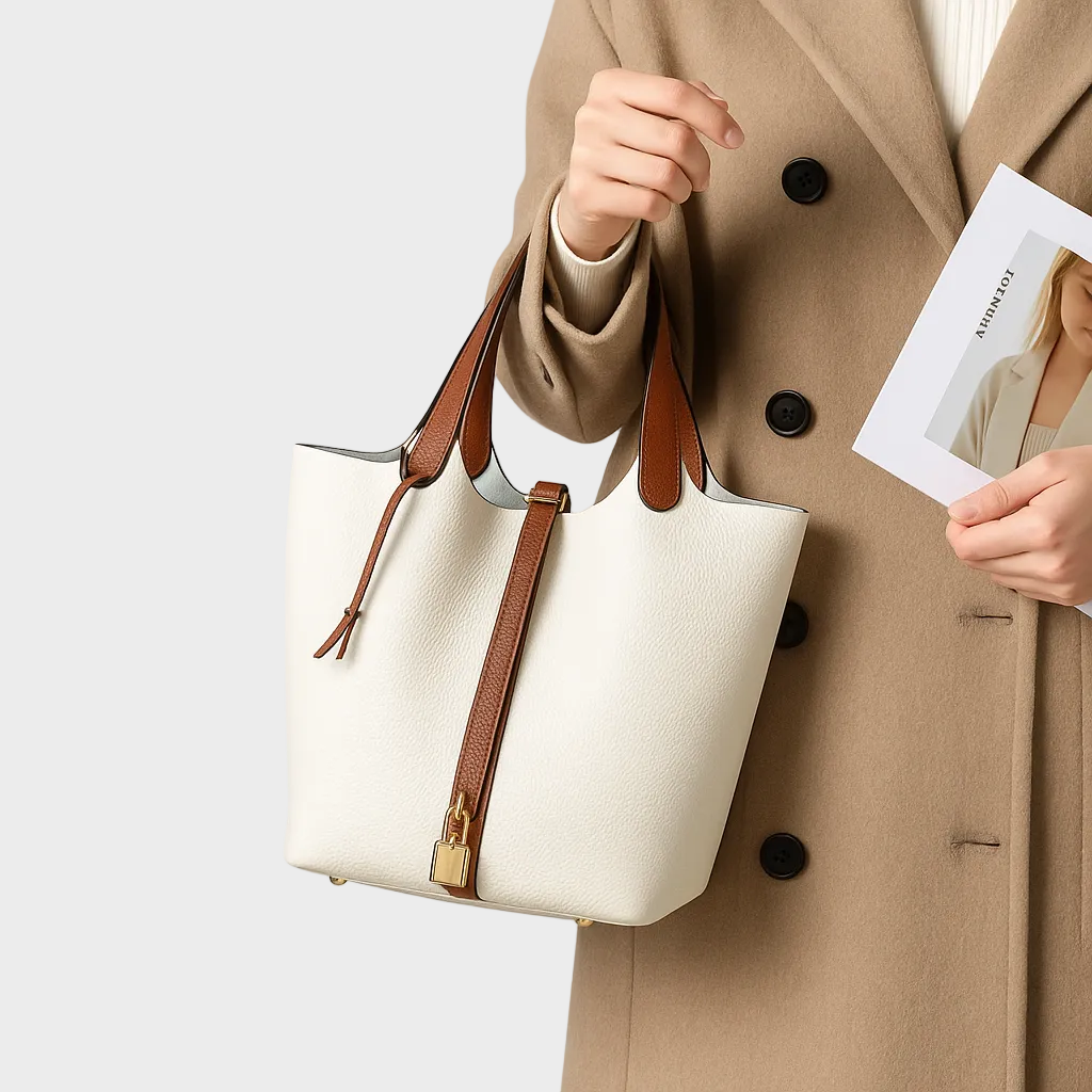 Kate - Pebbled Lock Bag