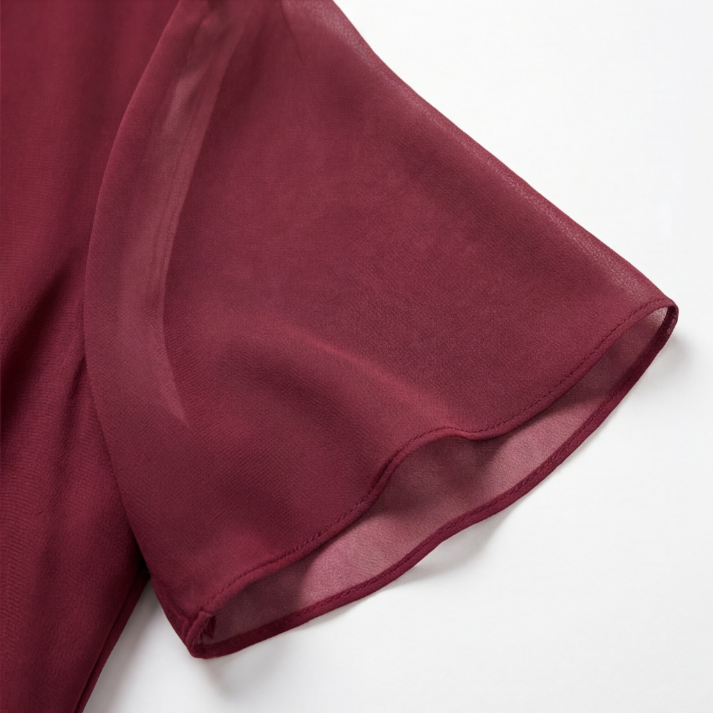 Velara - Gathered Twist-Waist Dress