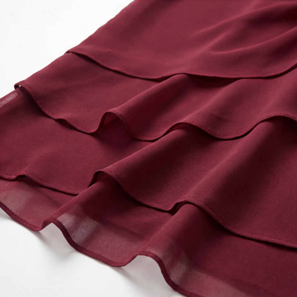 Velara - Gathered Twist-Waist Dress