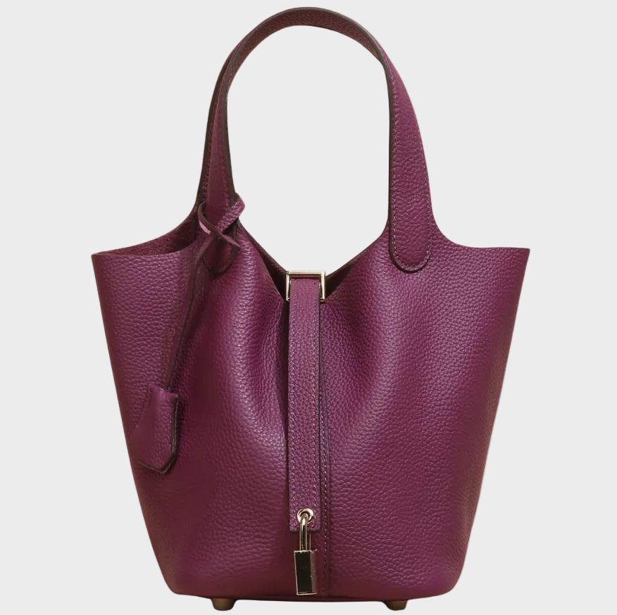 Kate - Pebbled Lock Bag