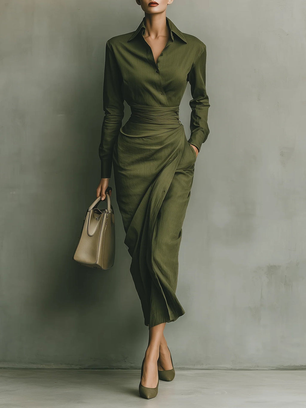 Anouk - Fitted Wrap Dress