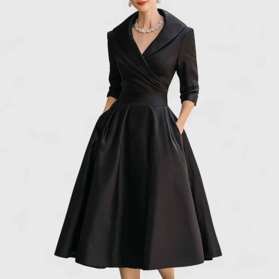 Manon - V-Neck Midi Dress