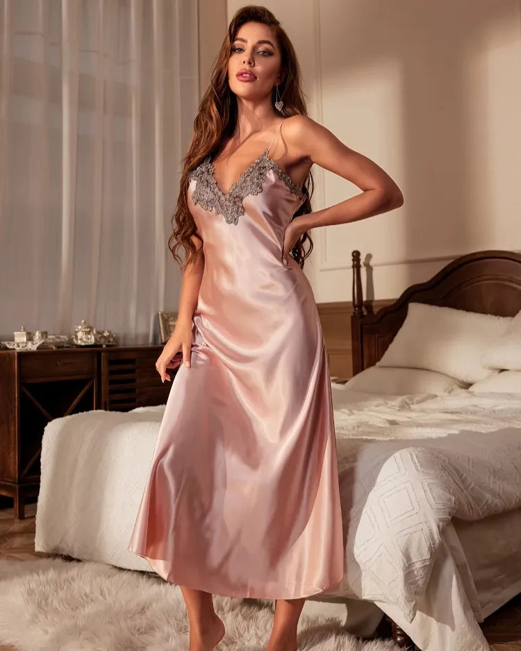 Contrast Lace Loungewear Set