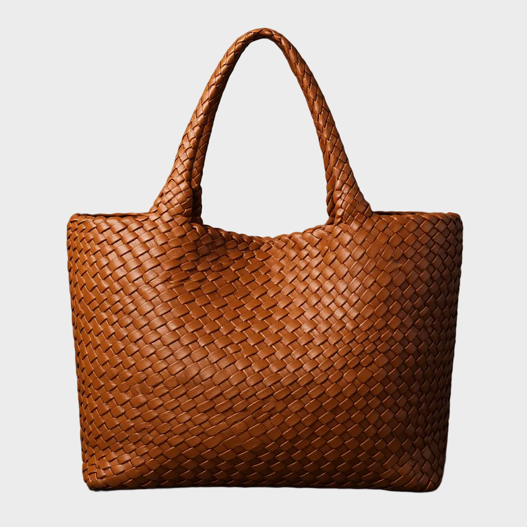 Lana - Handwoven Leather Tote