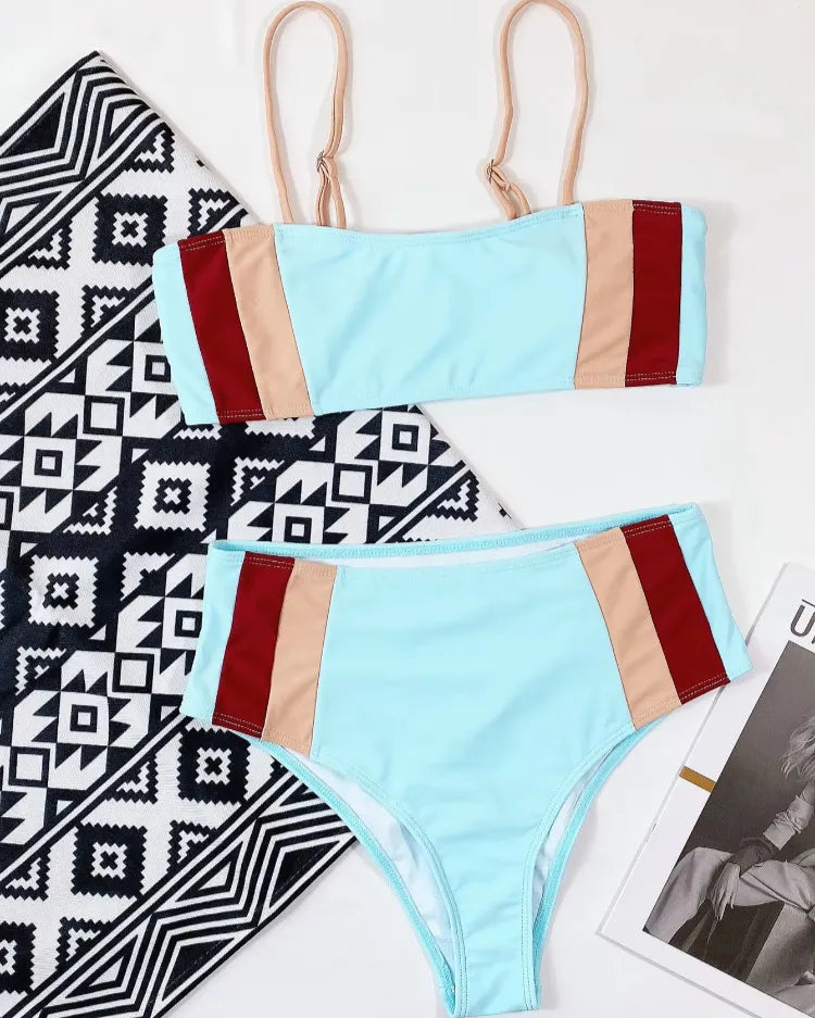 High-Waist Bikini Set