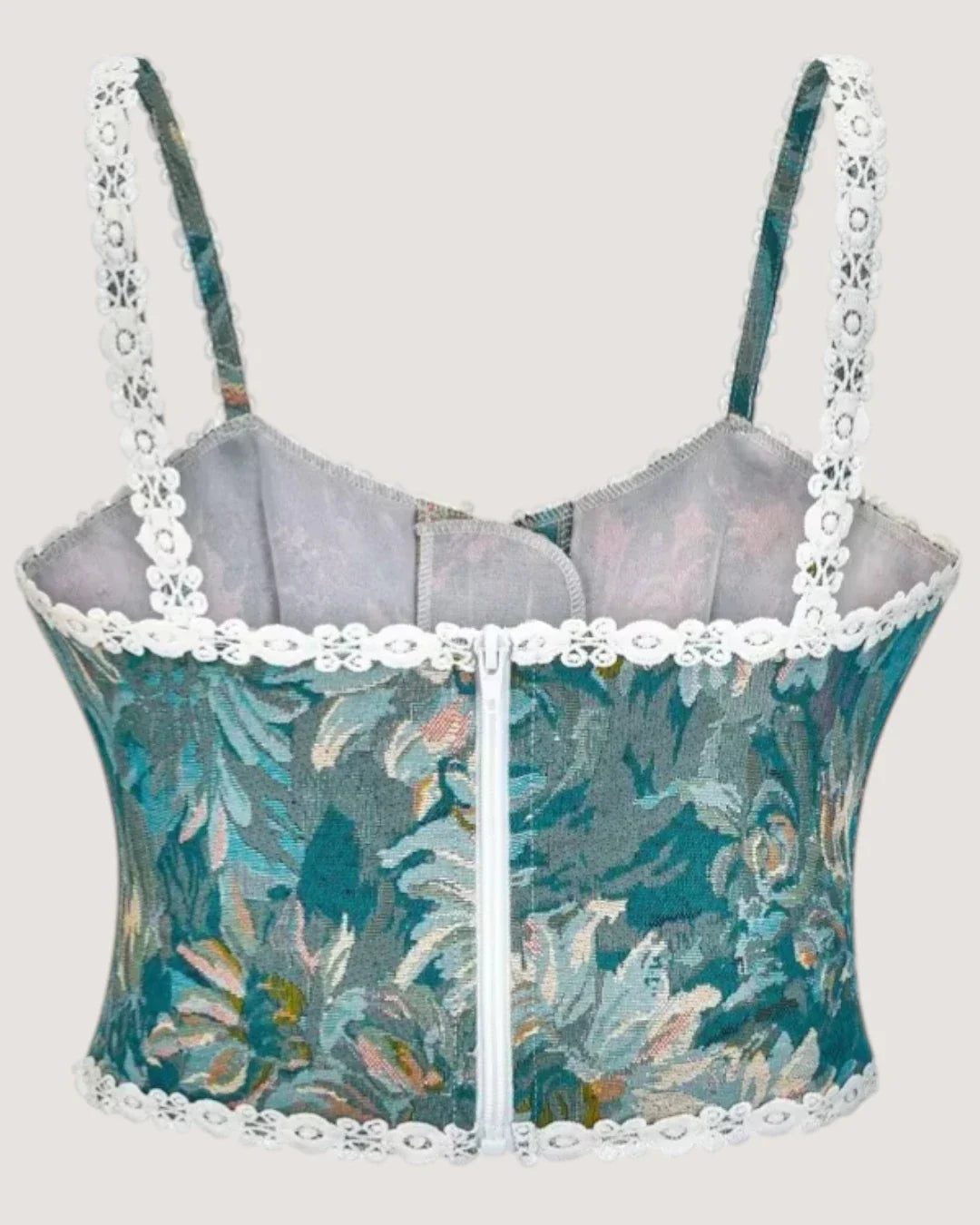 Jacquard Corset Top