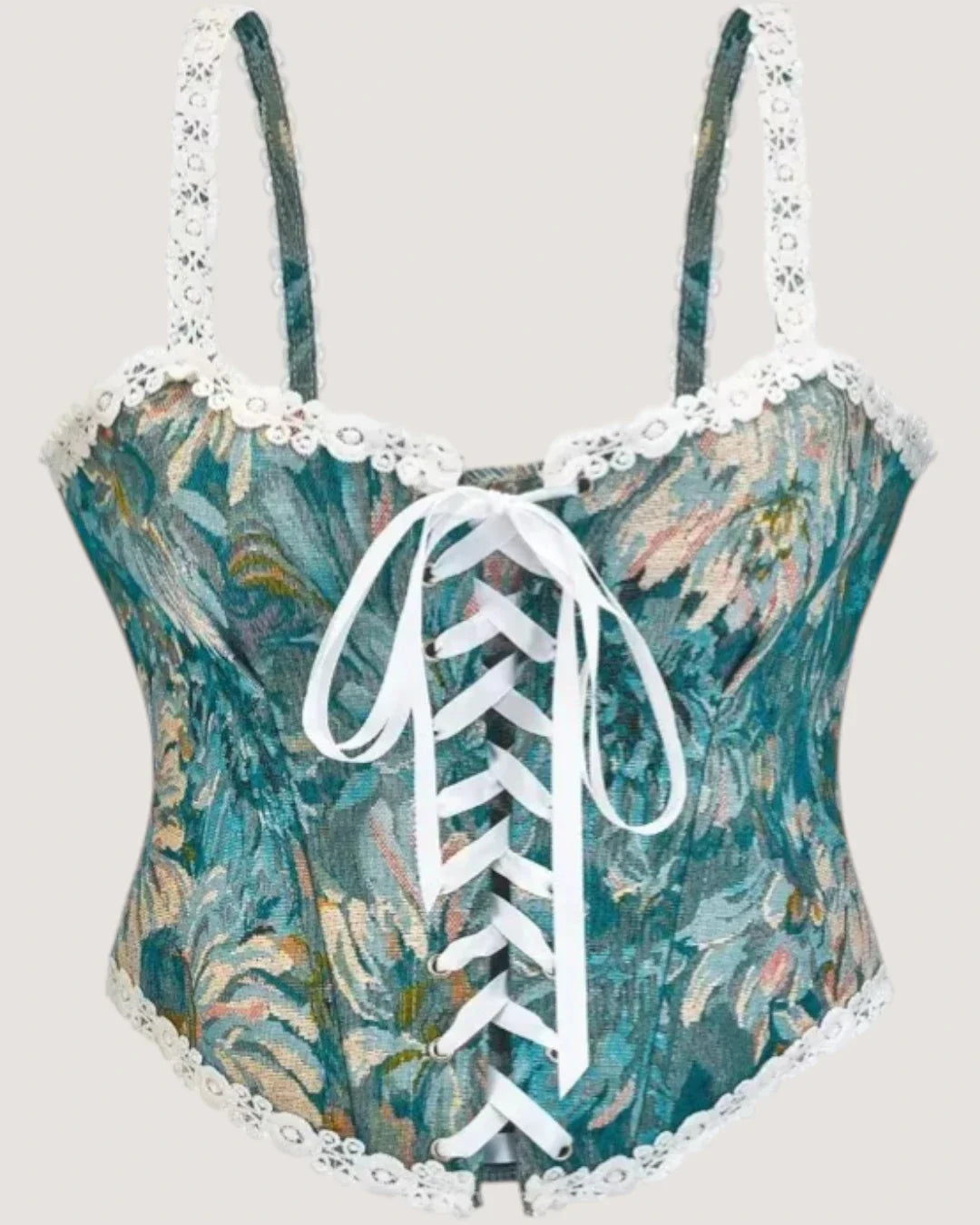 Jacquard Corset Top