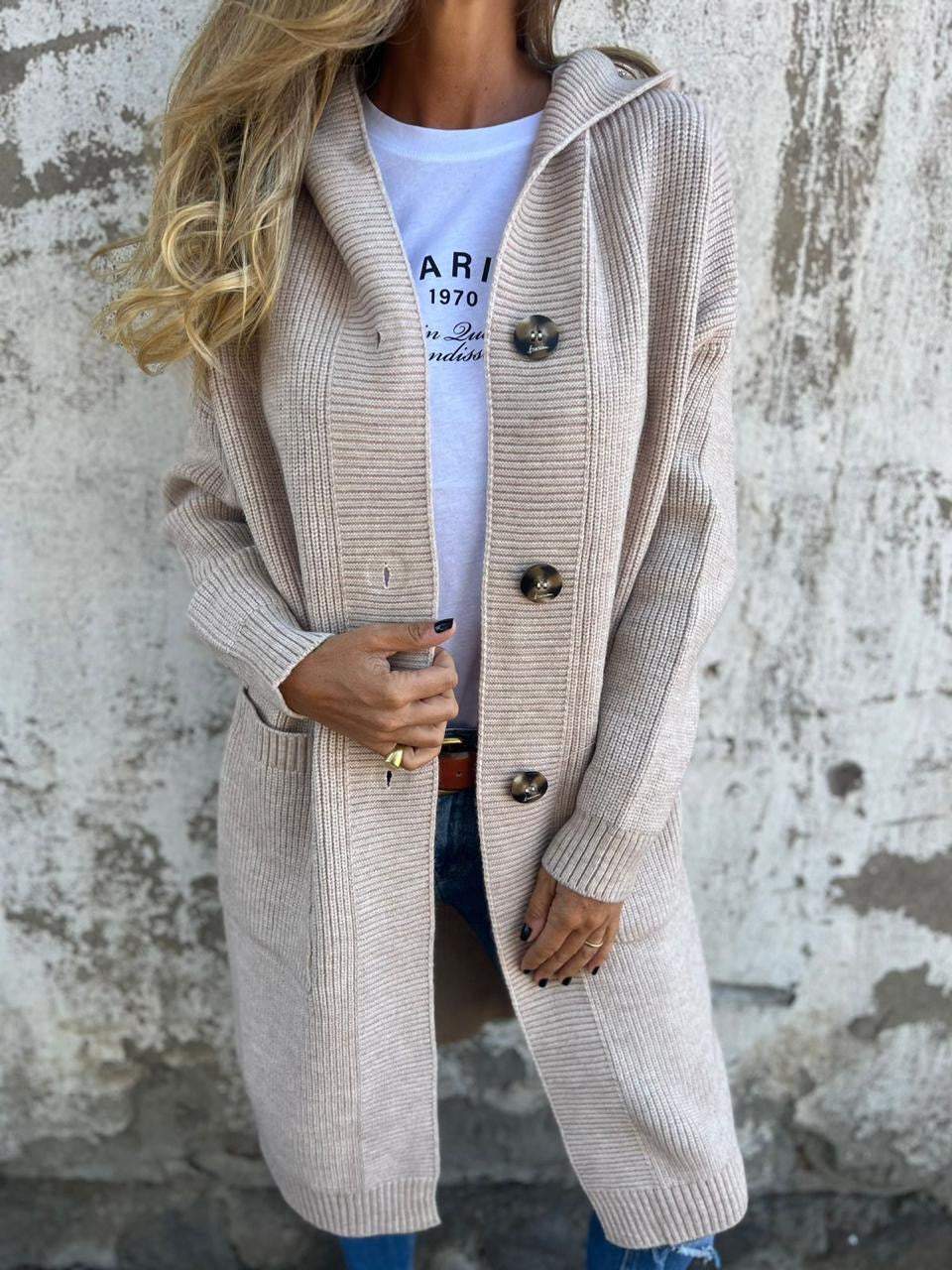 Ursule - Long Knitted Cardigan