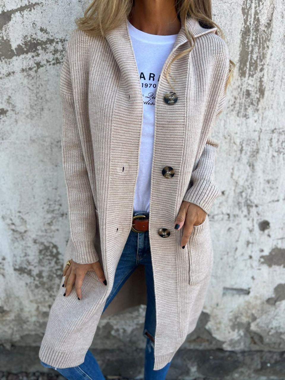 Ursule - Long Knitted Cardigan