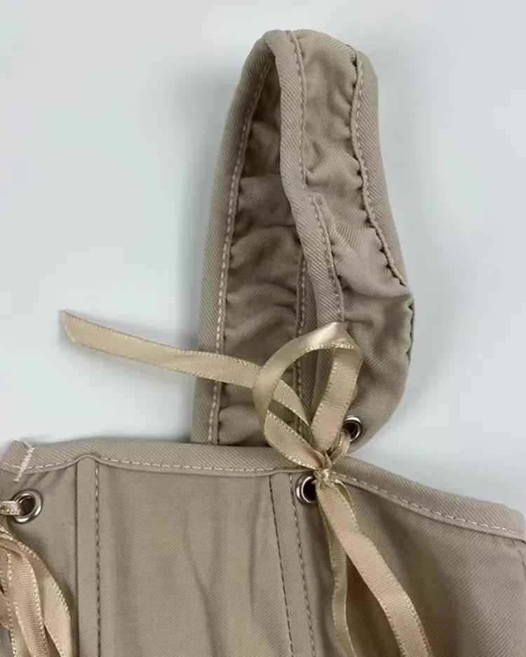 Lace-Up Corset Top