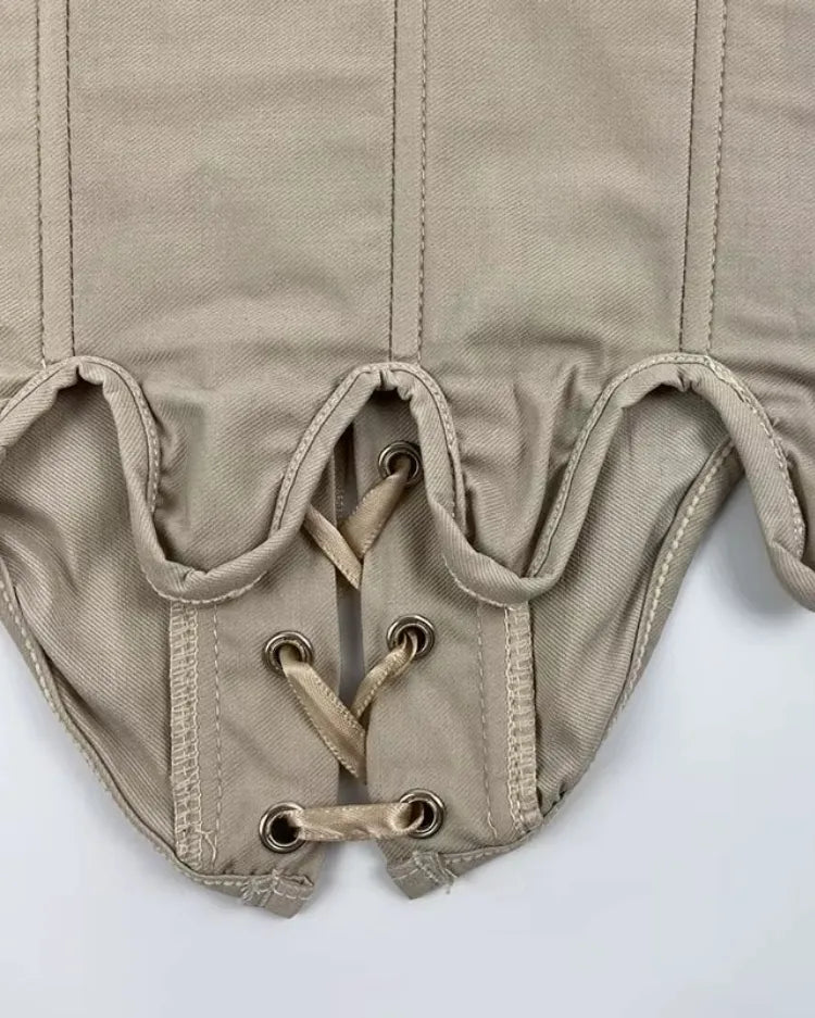 Lace-Up Corset Top