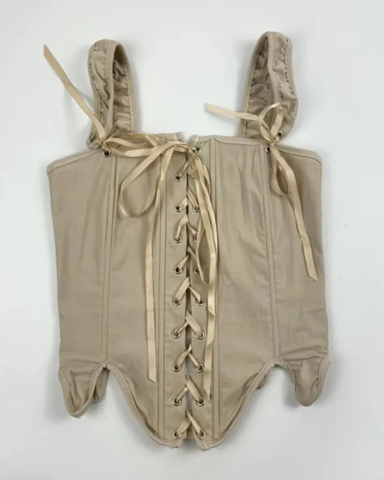 Lace-Up Corset Top