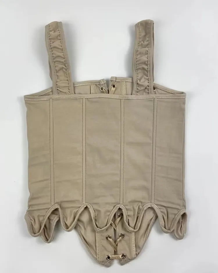 Lace-Up Corset Top