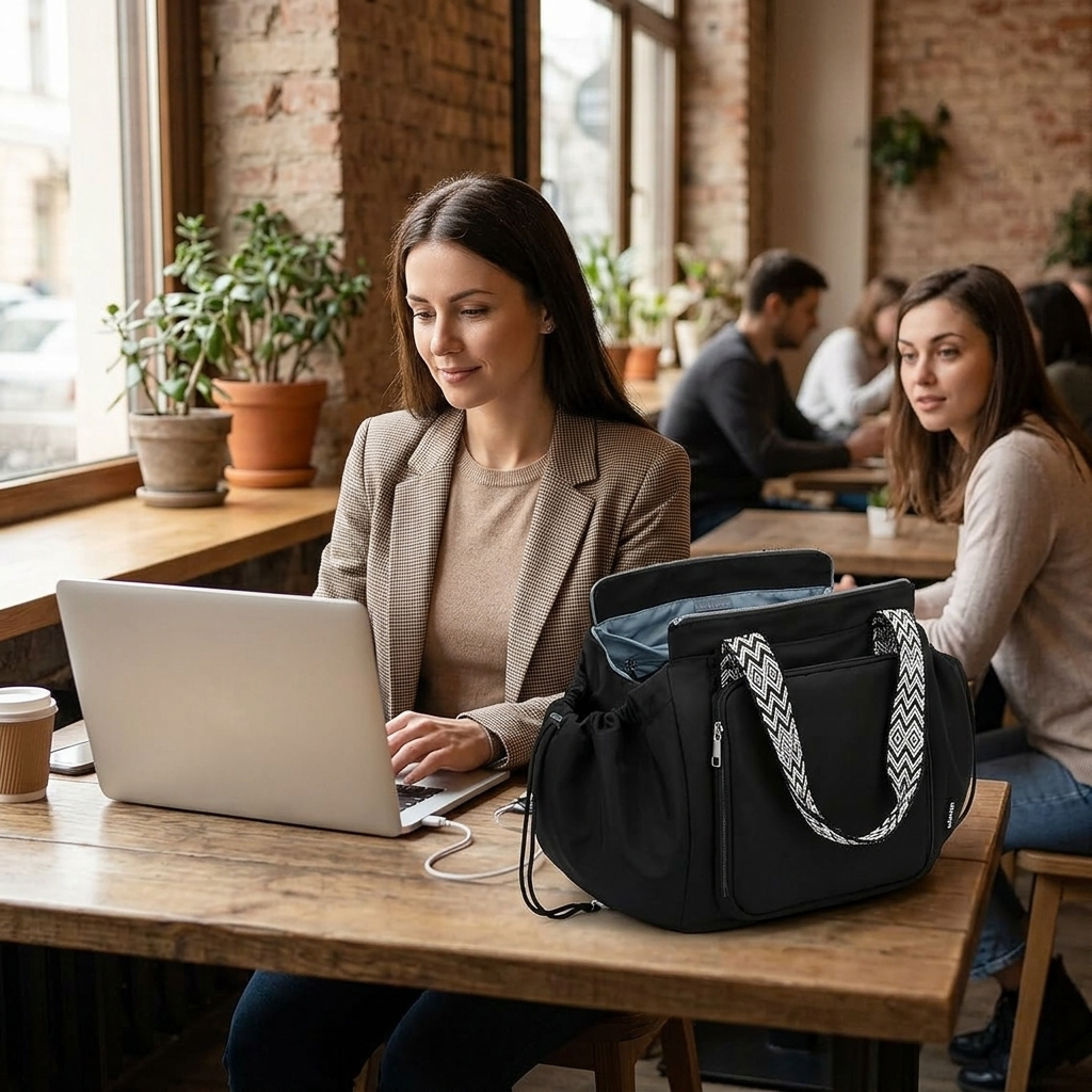Carrova - Organized Everyday Tote with Backpack Straps