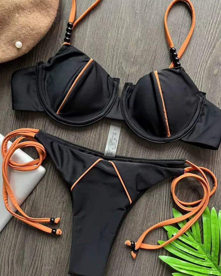Low-Rise Bikini Set