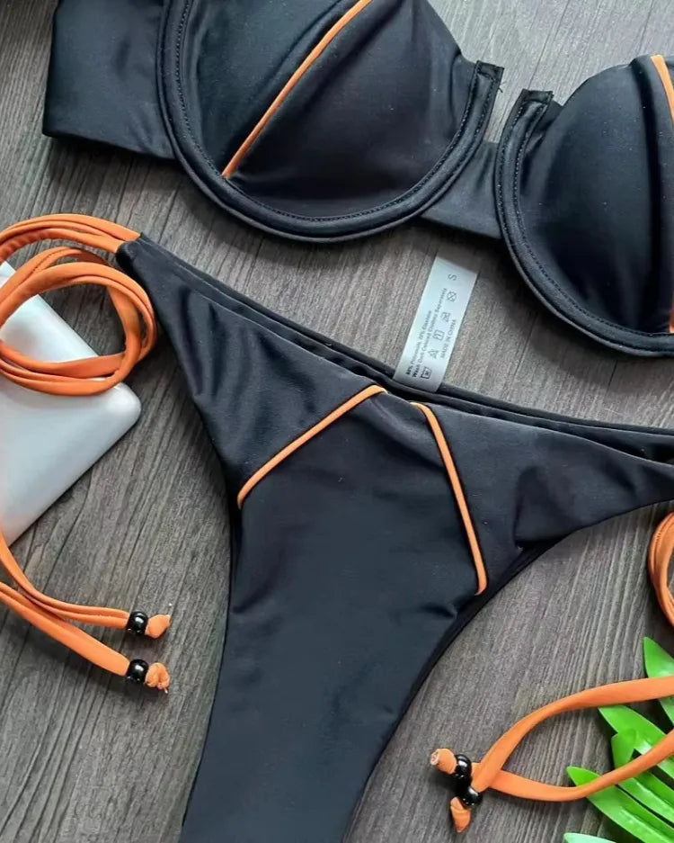 Low-Rise Bikini Set