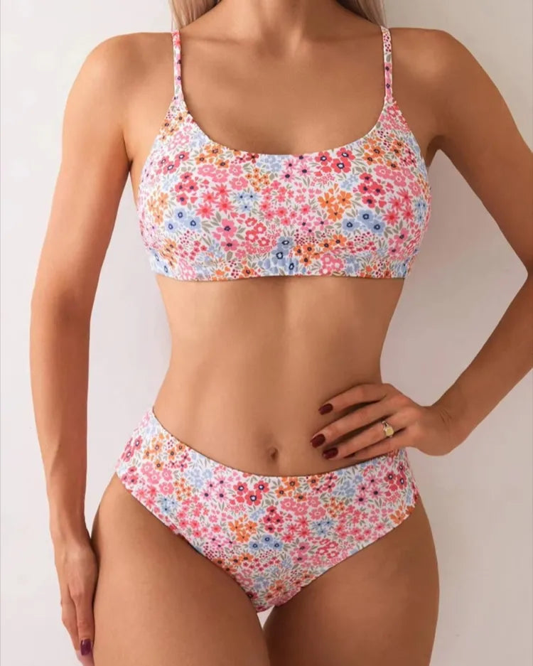 Regular-Waist Bikini Set