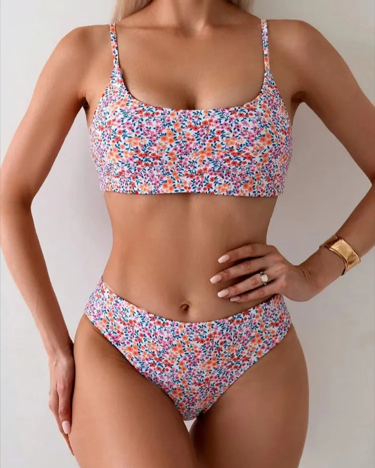 Regular-Waist Bikini Set