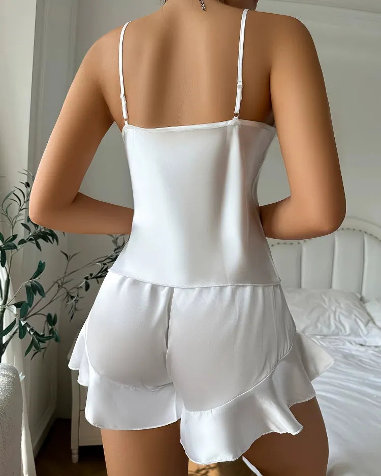 Satin Camisole Pyjama Set