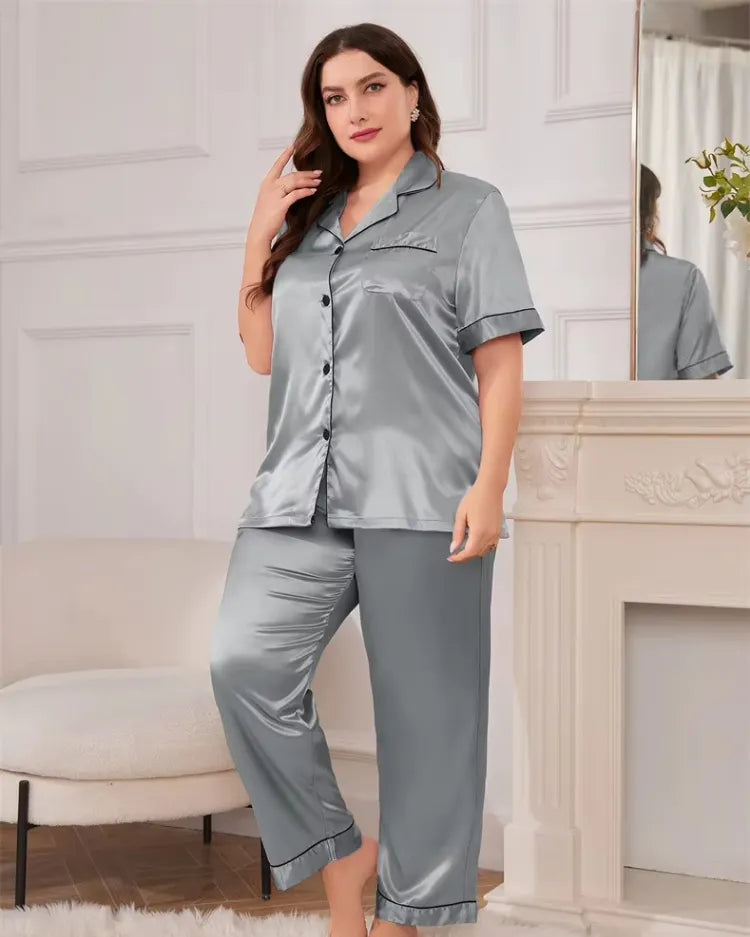 Satin Lounge Pyjama Set
