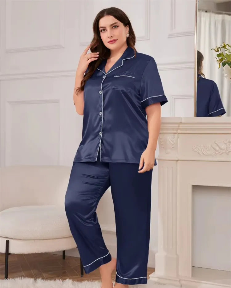 Satin Lounge Pyjama Set