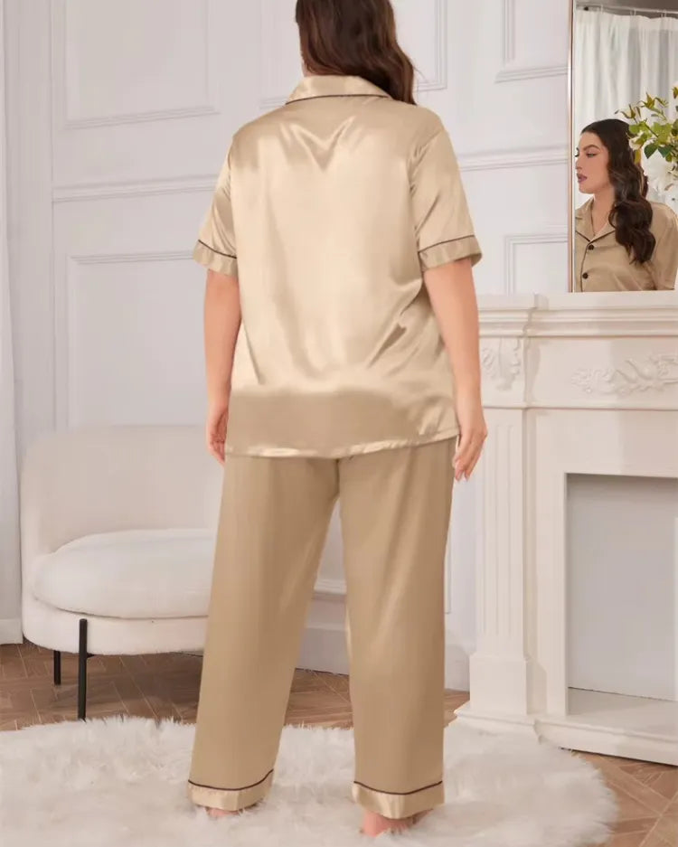 Satin Lounge Pyjama Set