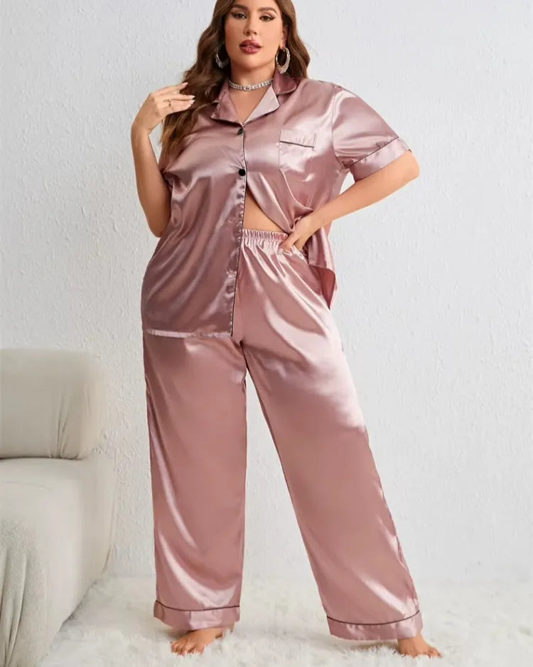 Satin Lounge Pyjama Set