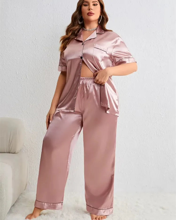 Satin Lounge Pyjama Set