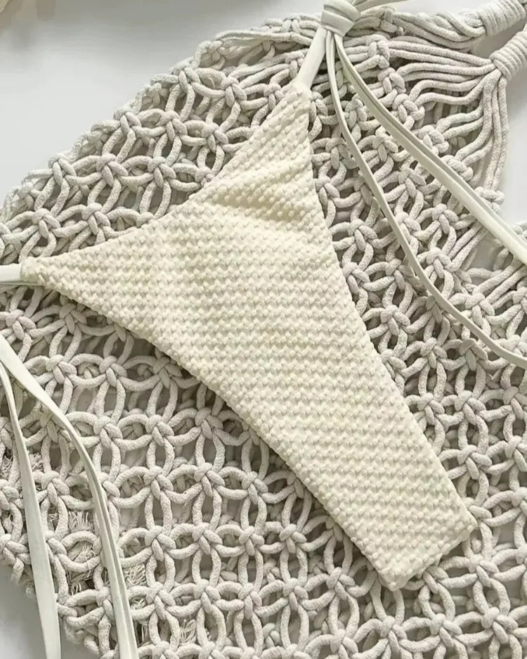 Solid Tie-Side Bikini Set