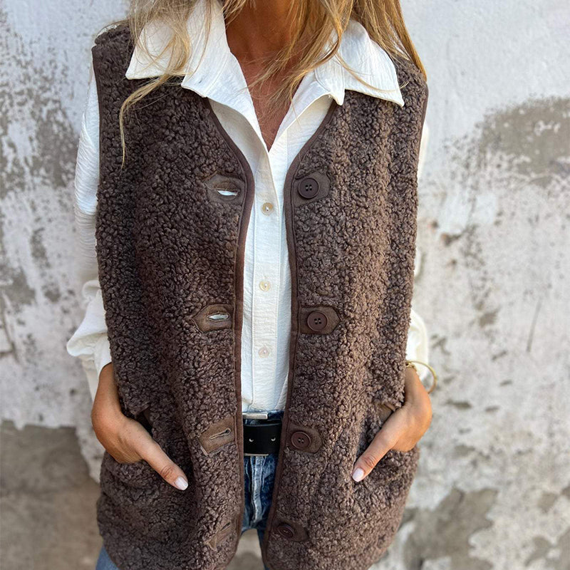 Nahla - Warm Buttoned Vest