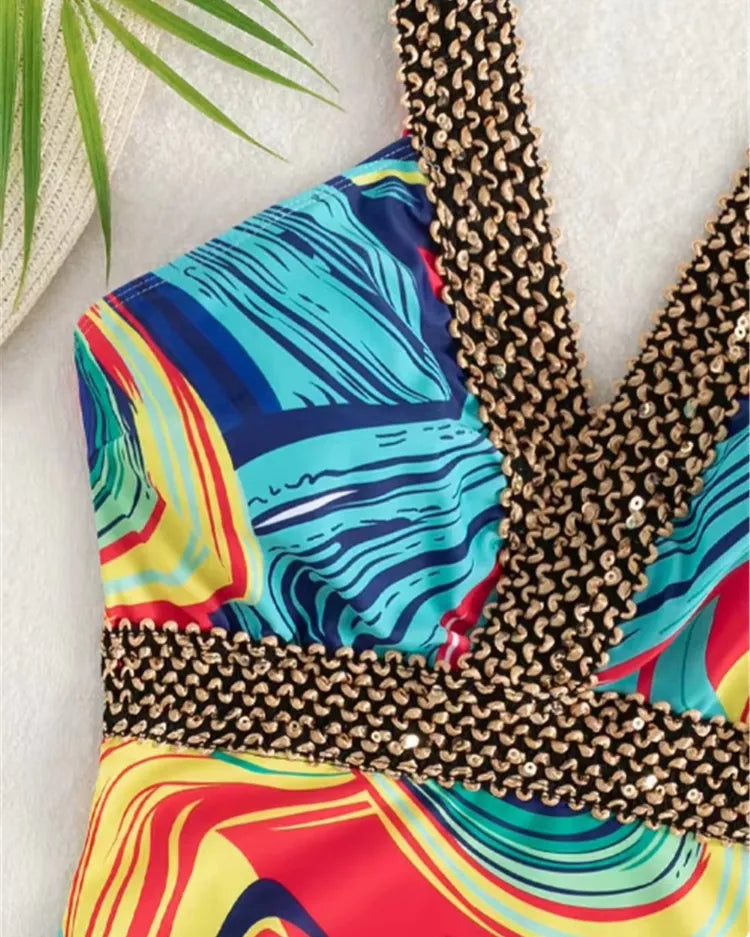 Strappy Cut-Out Swimsuit