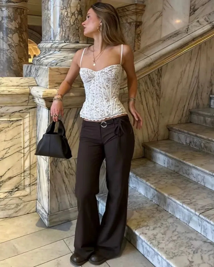 Structured Lace Corset Top