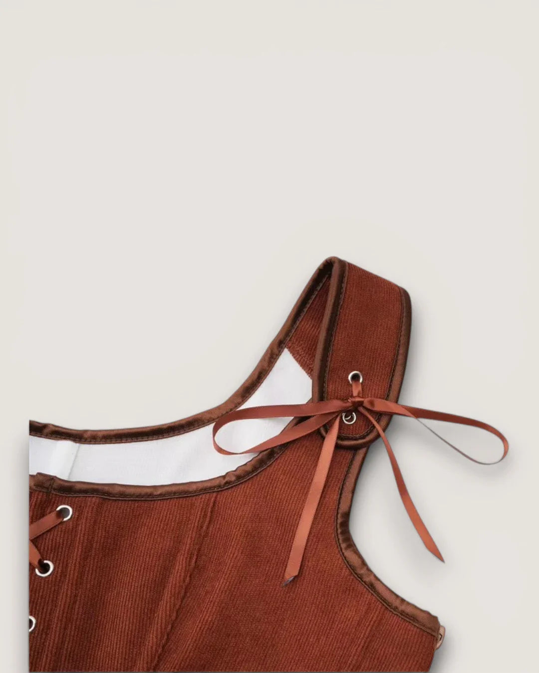 Structured Lace-Up Corset Top