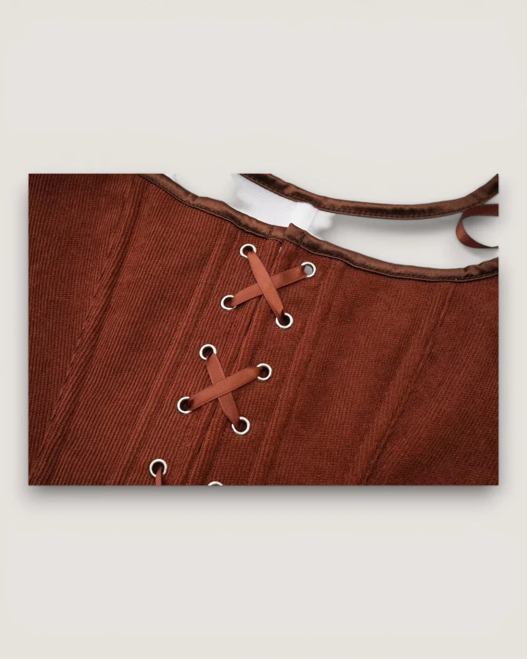 Structured Lace-Up Corset Top