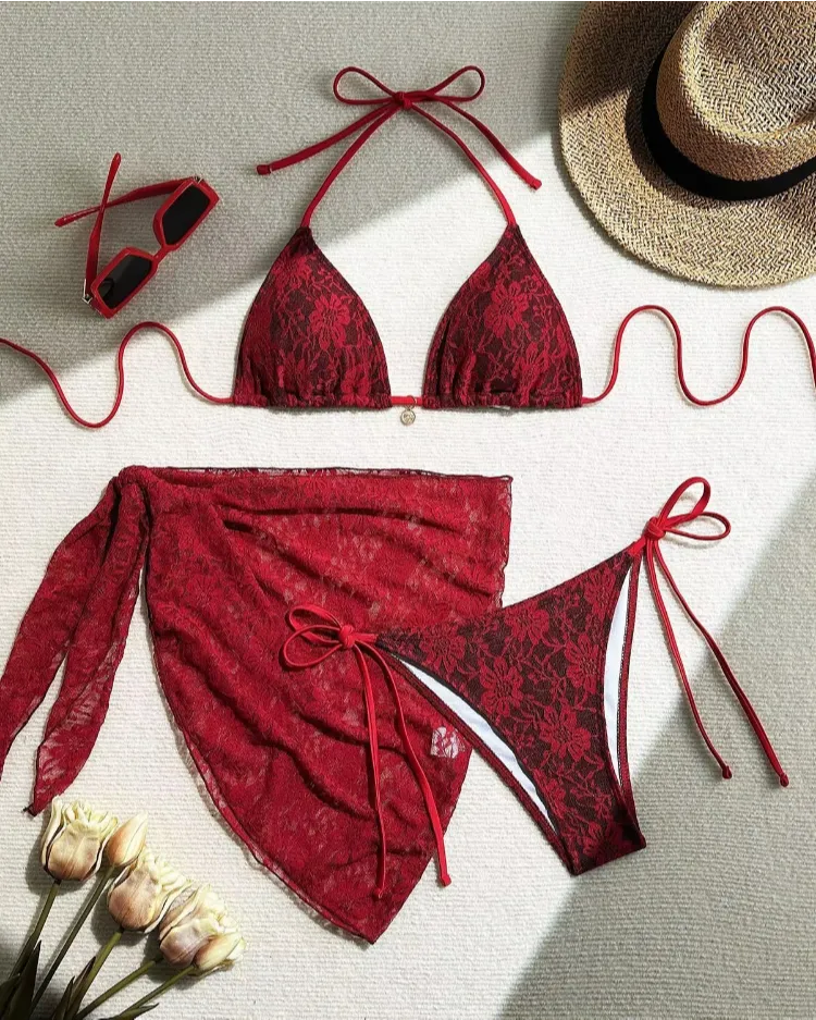 Three-Piece Bikini Set