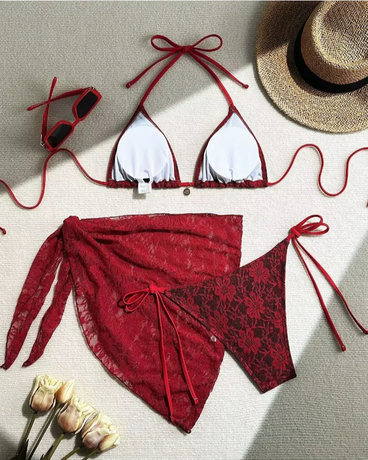 Three-Piece Bikini Set