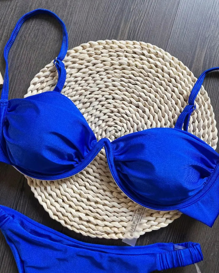Underwired V-Wire Bikini Set