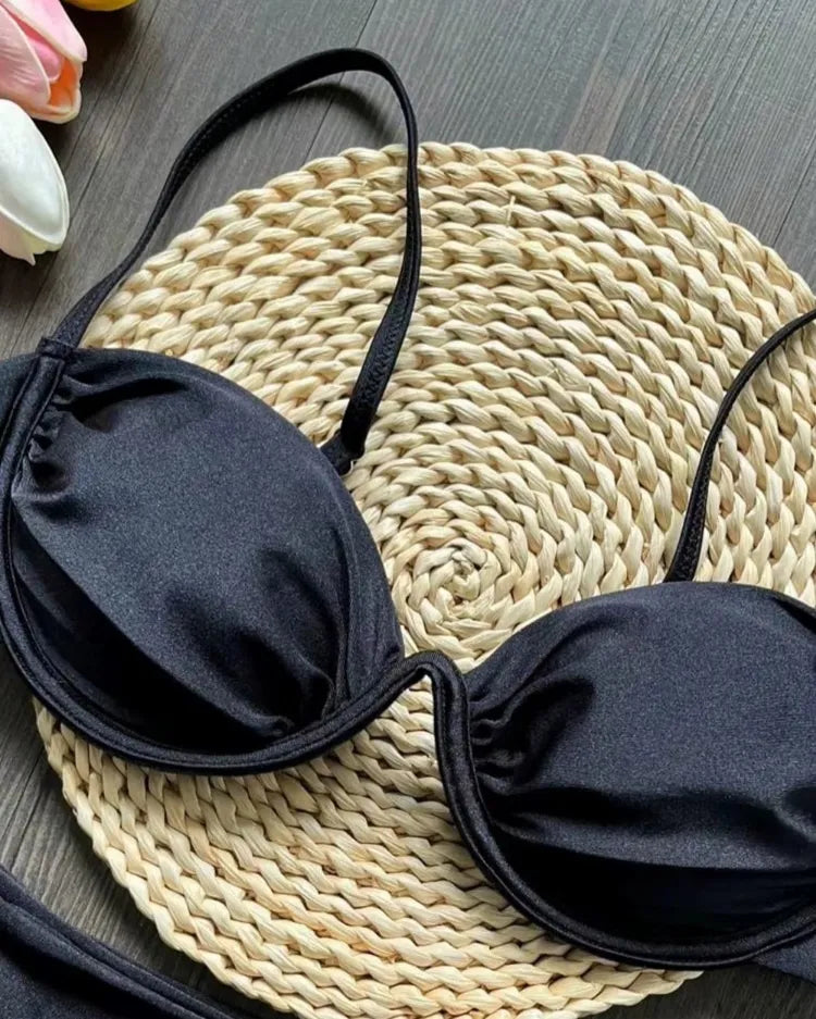 Underwired V-Wire Bikini Set